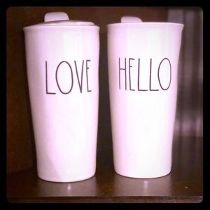 Rae Dunn Travel Coffee Mugs